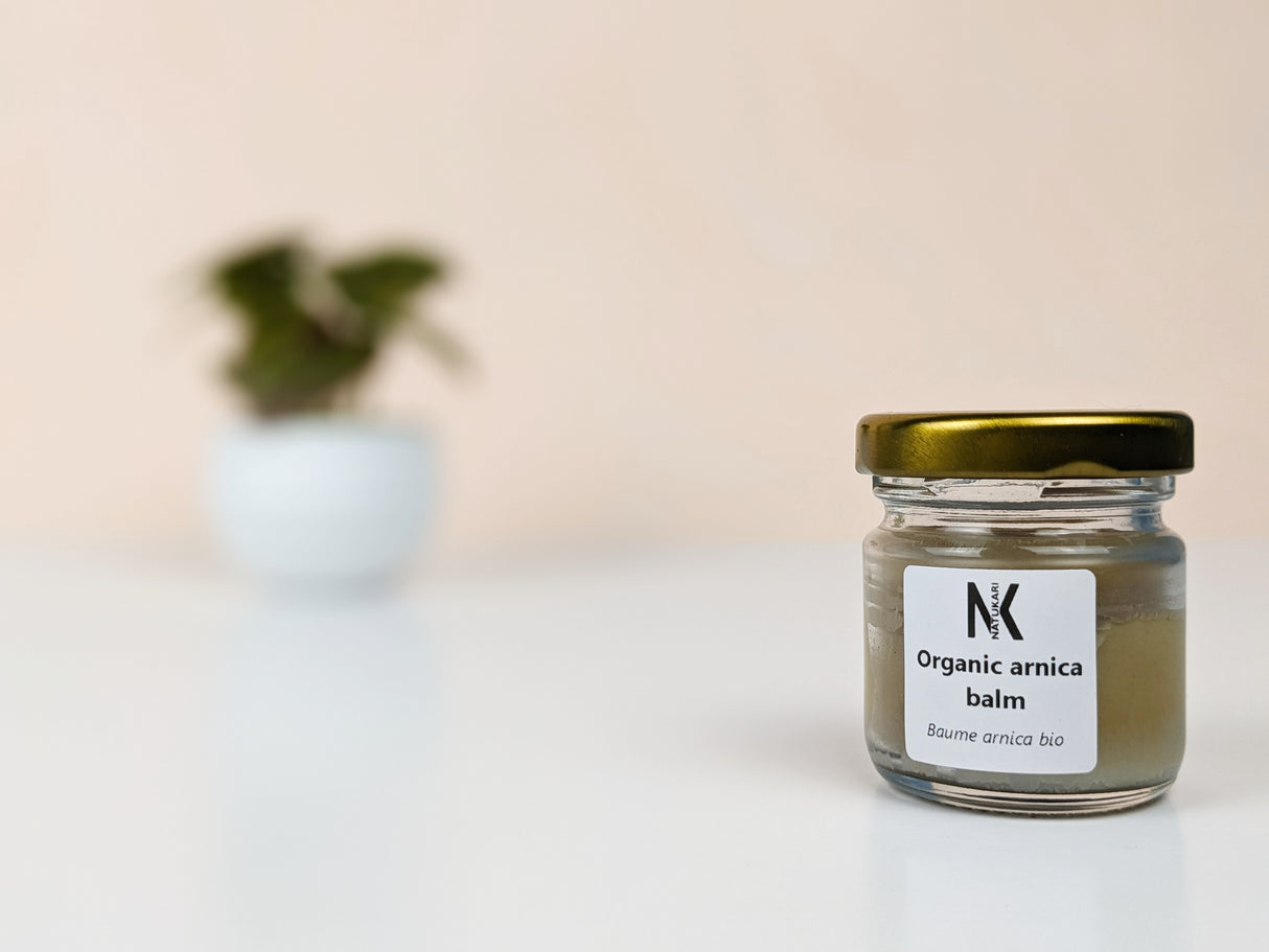Baume de récupération aux herbes – Arnica, romarin et thym