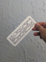 Handmade Colorable Bookmark